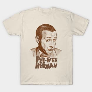 Pee Wee Herman ~ Retro Vintage Sketches T-Shirt